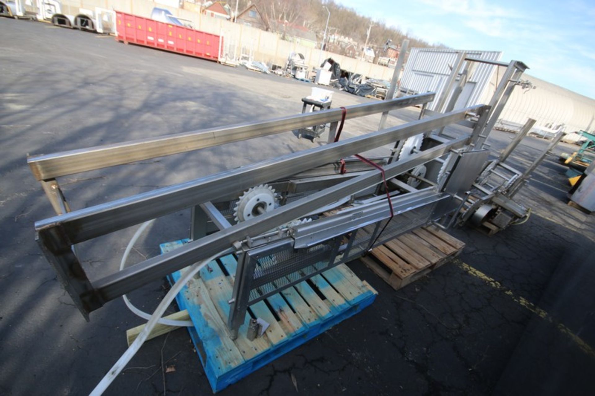 Aprox. 15' L x 18' H x 14" W Z-Configured Bucket Elevated S/S Conveyor System with S/S Clad Drive - Image 3 of 4