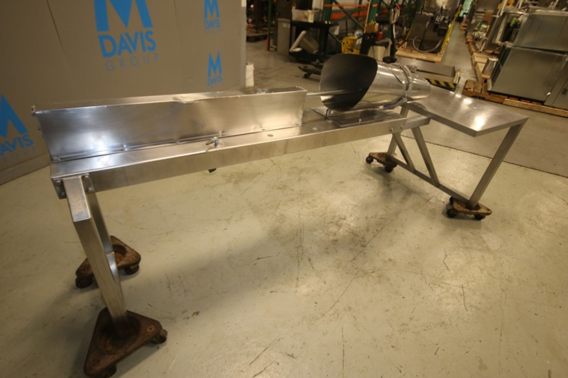 S/S Pneumatic Horizontal Bagging Table, Aprox. 8' L x 3' W x 32" H, with 36" W x 24" LOn Board - Image 4 of 5