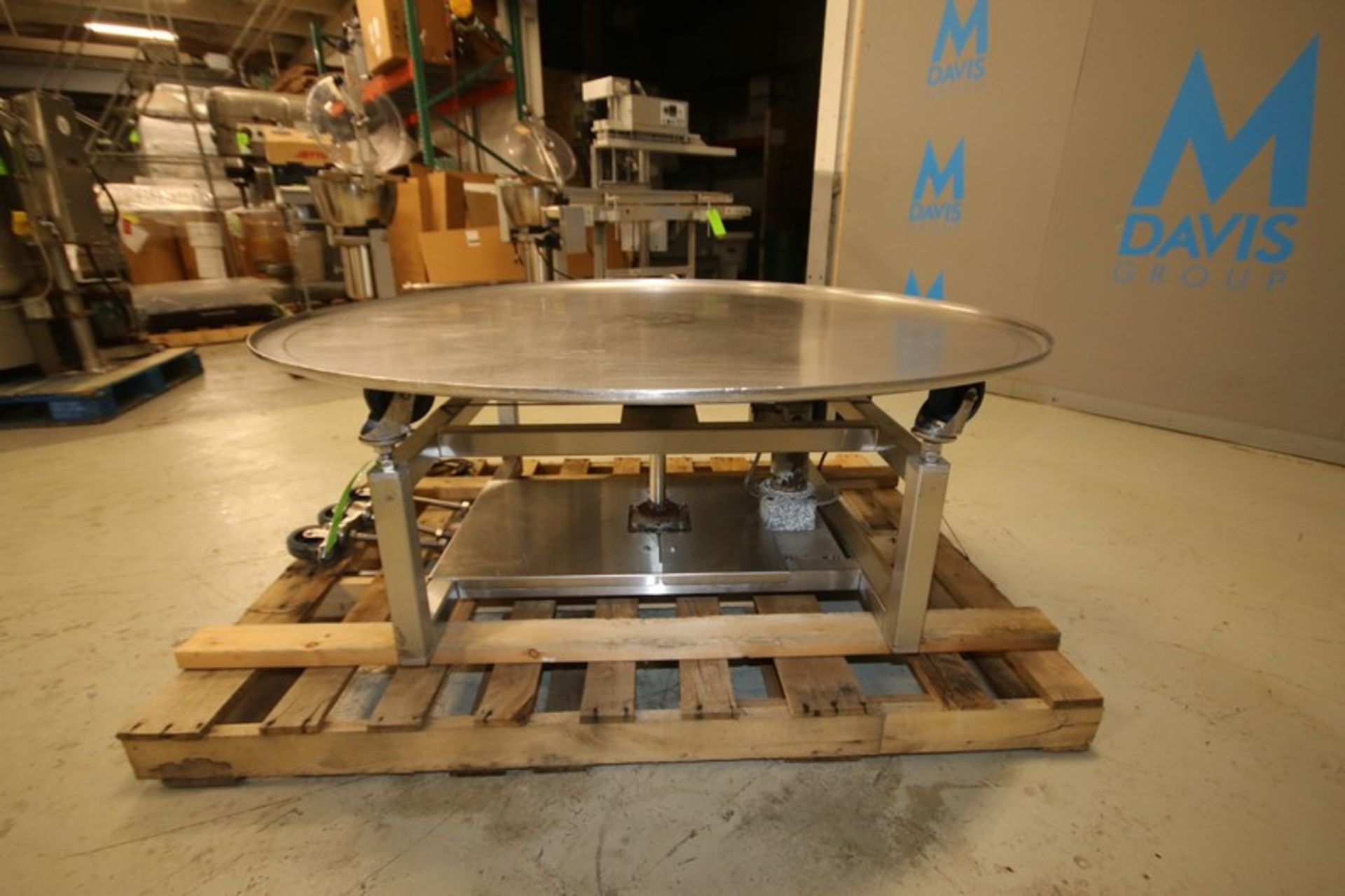 Control GMC 58" W Round S/S Accumulation Table, SN F0000244, 22" H S/S Frame, with VFD Controls, (3) - Image 4 of 6