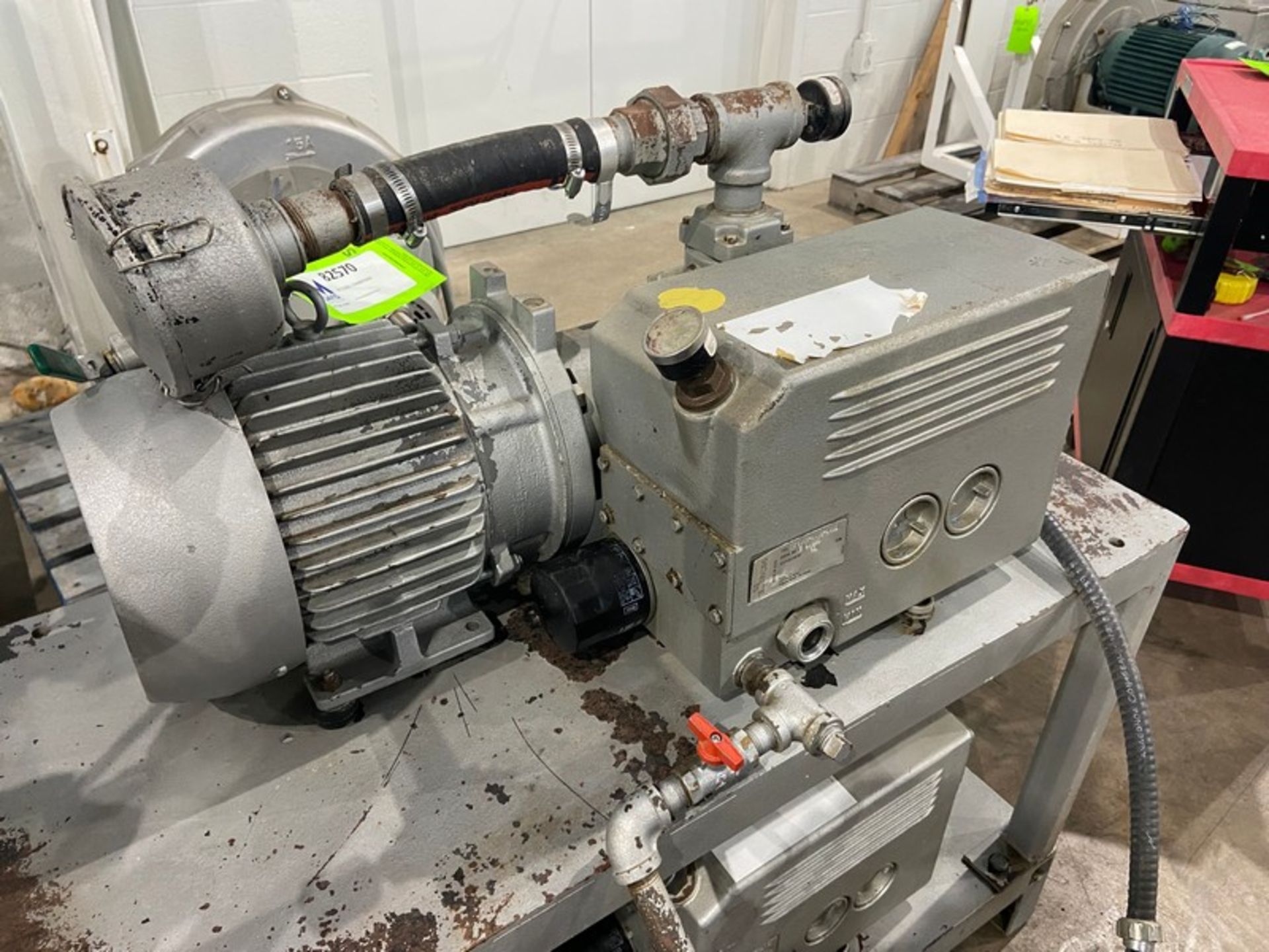 (2) Buusch 3 hp Vacuum Pumps,Type RC0063-A005-1001, S/N C16393 & C16392(INV#82570)(Located @ the MDG - Image 10 of 12