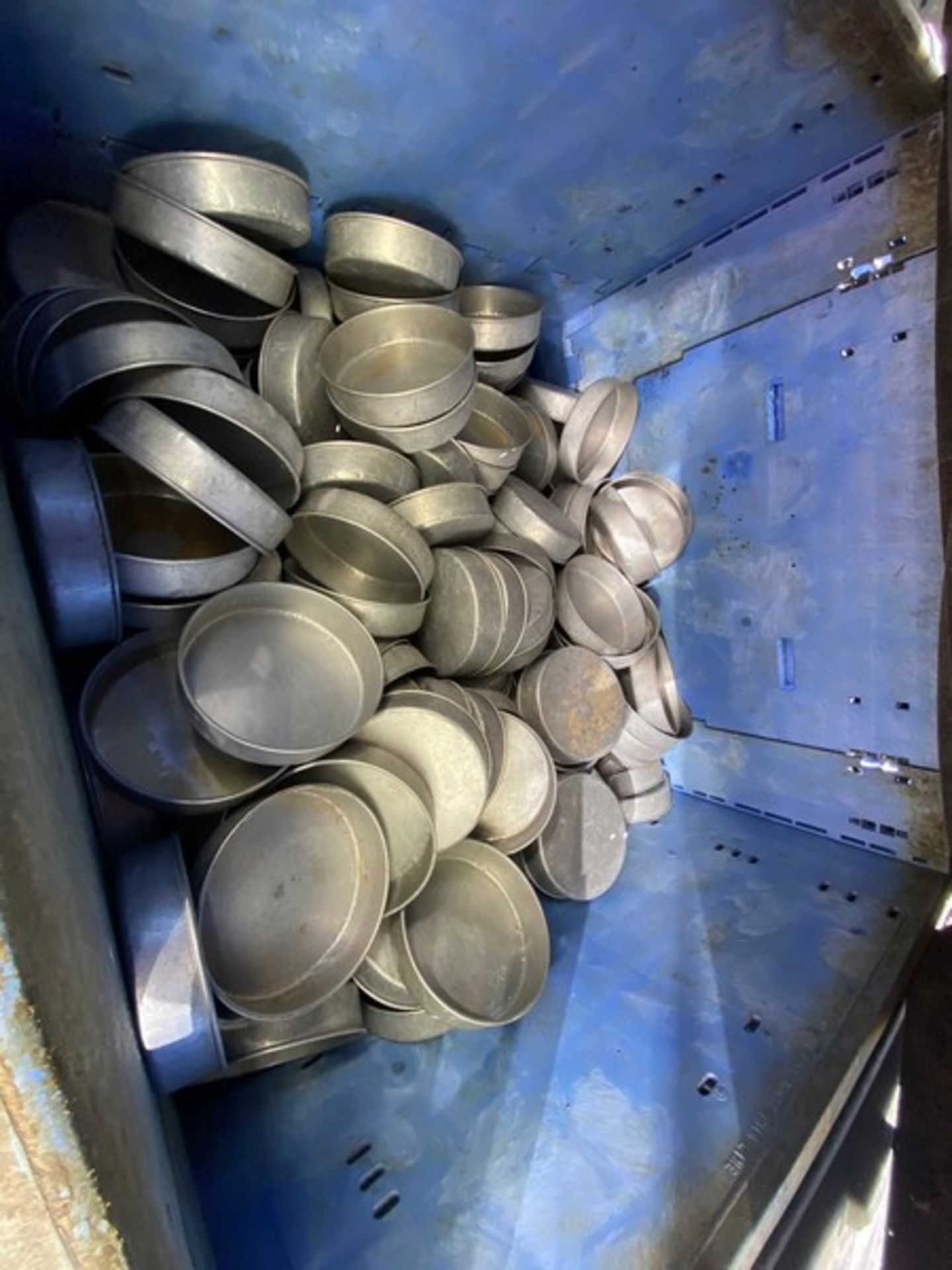 Lot of Assorted 8” Round Aluminum Pans, Aprox. (200) Pans with Aprox. 48” L x 45” W x 49” H - Image 3 of 3