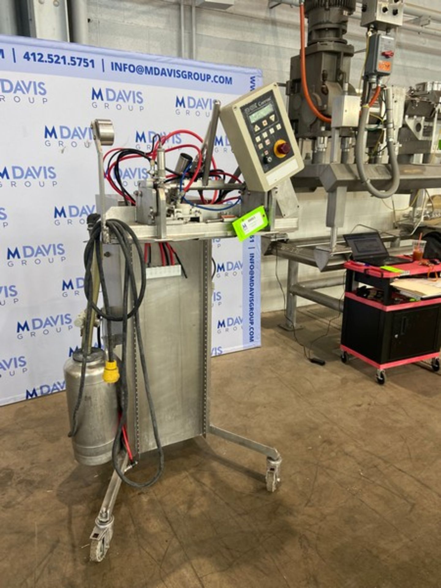 M-Tek Corr-Vac Bag Sealer, S/N 1200, Mounted on S/S Portable Frame(INV#88863) (Located @ the MDG - Image 2 of 9