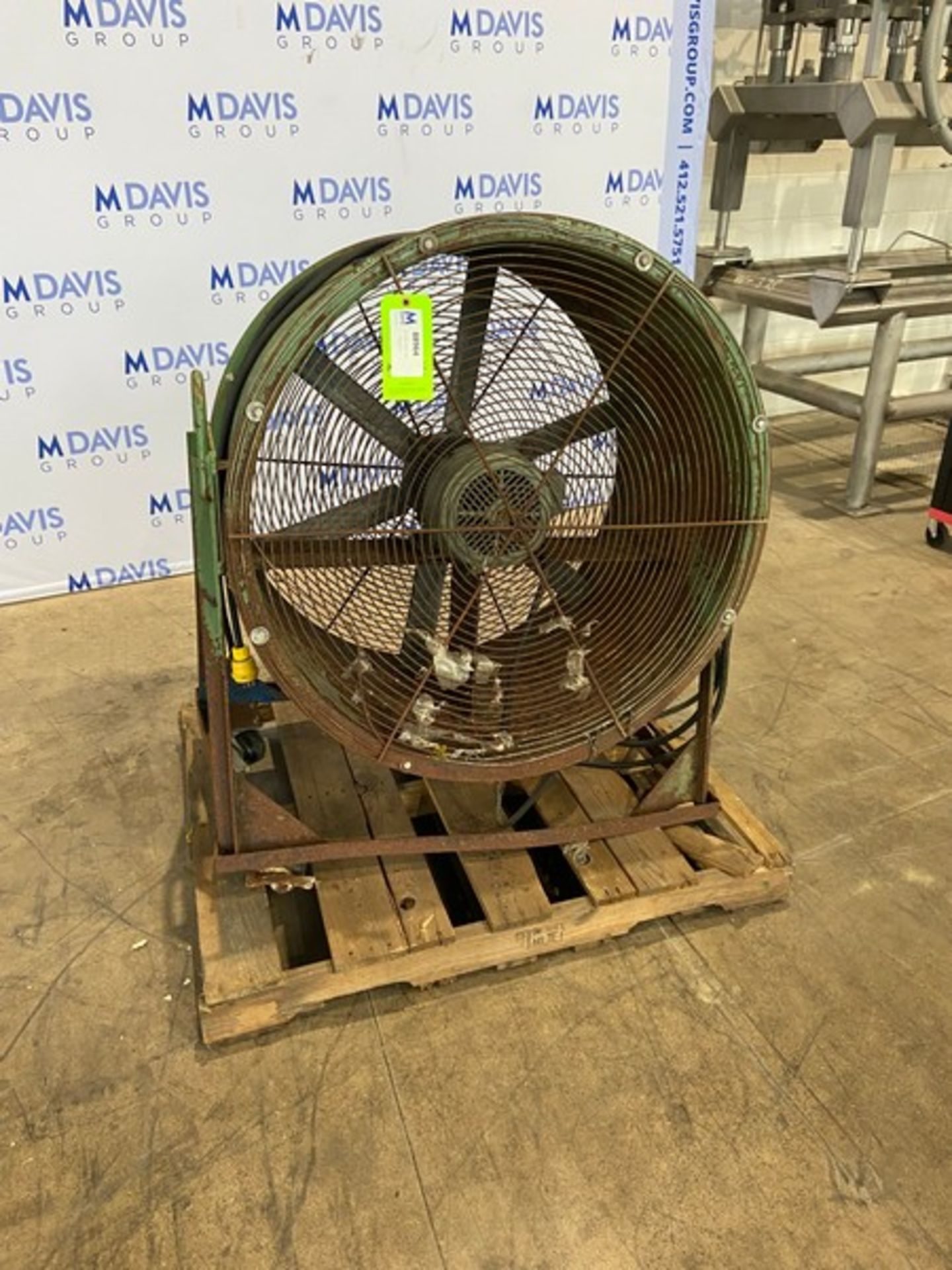 Industrial Floor Fan,with Forklift Pockets in Frame (INV#88964) (Located @ the MDG Auction