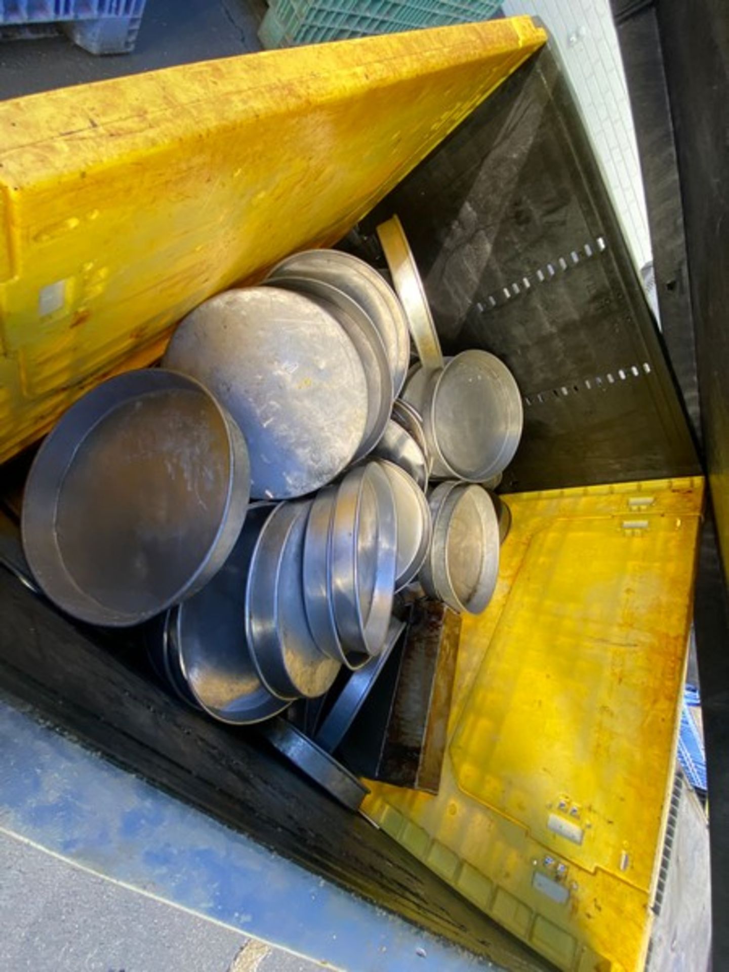 Lot of Assorted 14” Round Aluminum Pans,Aprox. (125) Pans with Aprox. 48” L x 45” W x 49” H - Image 4 of 4