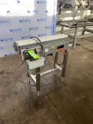 Dual Lane Product Conveyor,with Aprox. 4" W Belts, with Drive, Mounted on S/S Frame (INV#88854) (