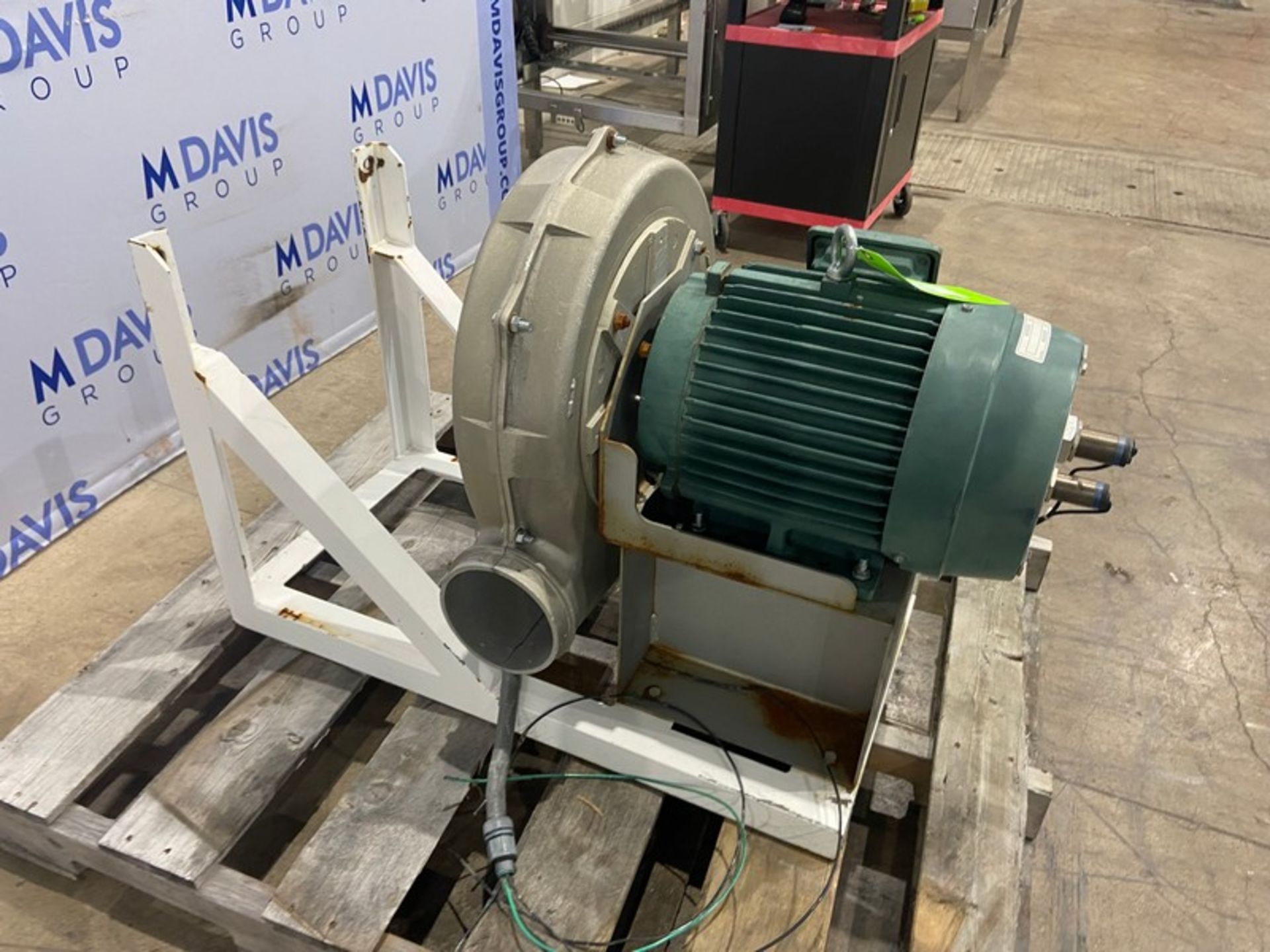 10 hp Blower,with Toshivba 3510 RPM, 230/460, 3 Phase, On Mild Steel Frame (INV#84253) (Located @ - Image 2 of 5