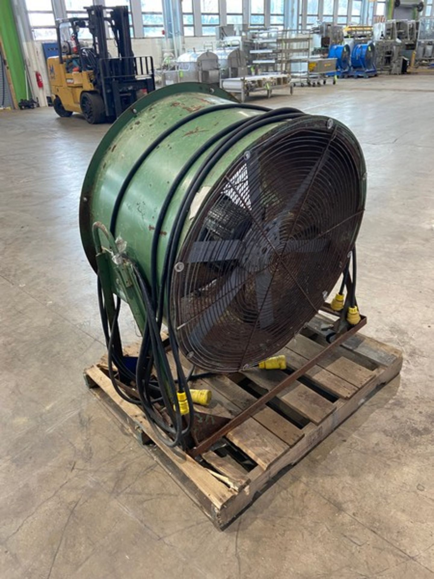 Industrial Floor Fan,with Forklift Pockets in Frame (INV#88964) (Located @ the MDG Auction - Image 3 of 4