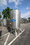 2013-2014 ABC Process Solutions 1,000 LTRS S/SVertical SERUM Tank, MOC: AISI 316, Job No.: SST-1001,