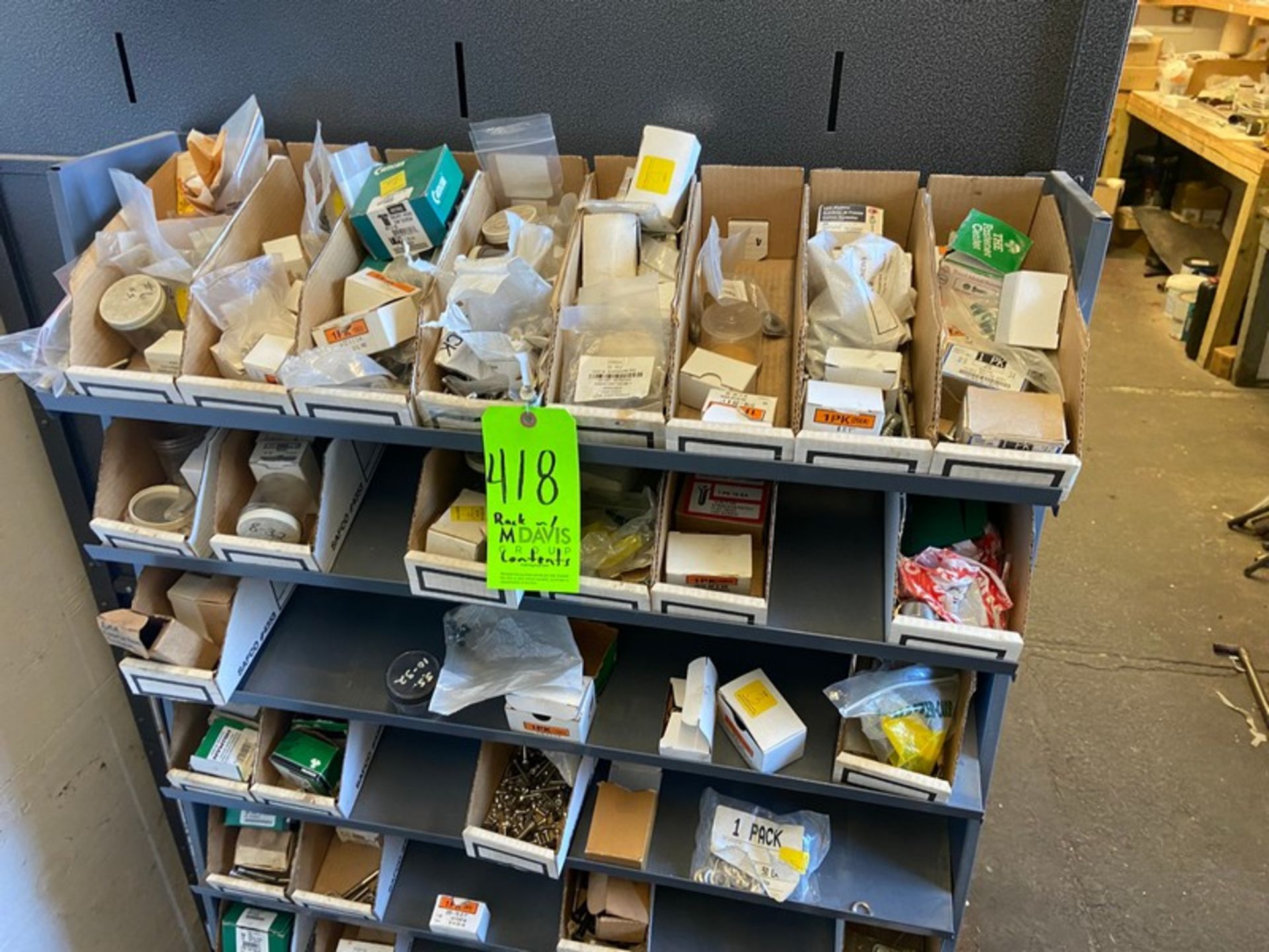 PARTS BIN SHELF WITH CONTENTS (LOCATED IN CALLERY, PA) - Image 2 of 3