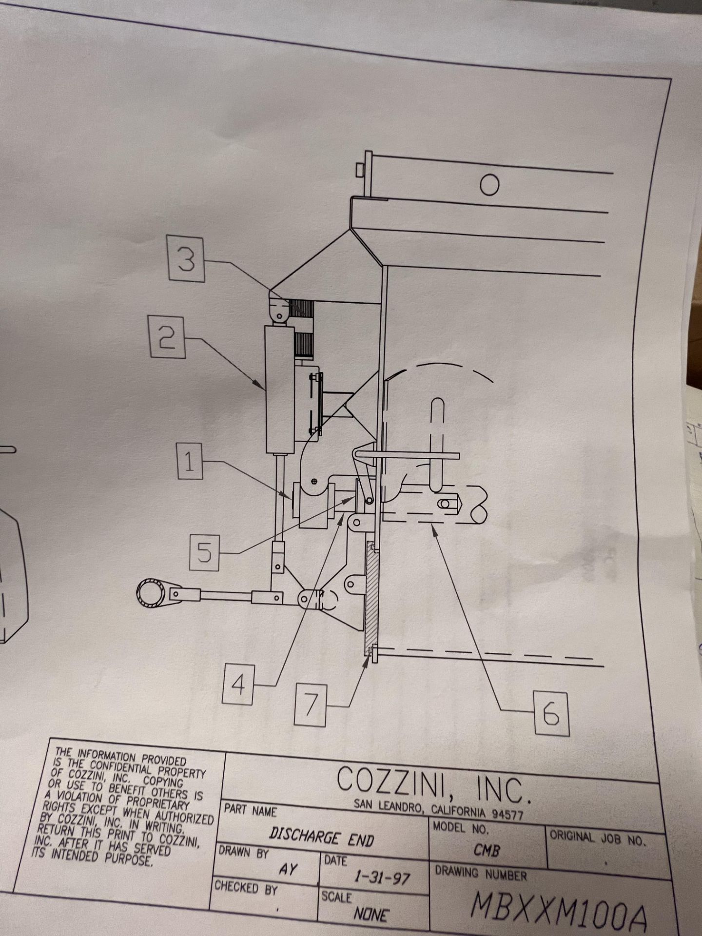 COZZINI 2,000 LBS. S/S PADDLE BLENDER, M/N CMB-2000, S/N P2127-02-00705, WITH DUAL MOTORS, MOUNTED - Bild 10 aus 13