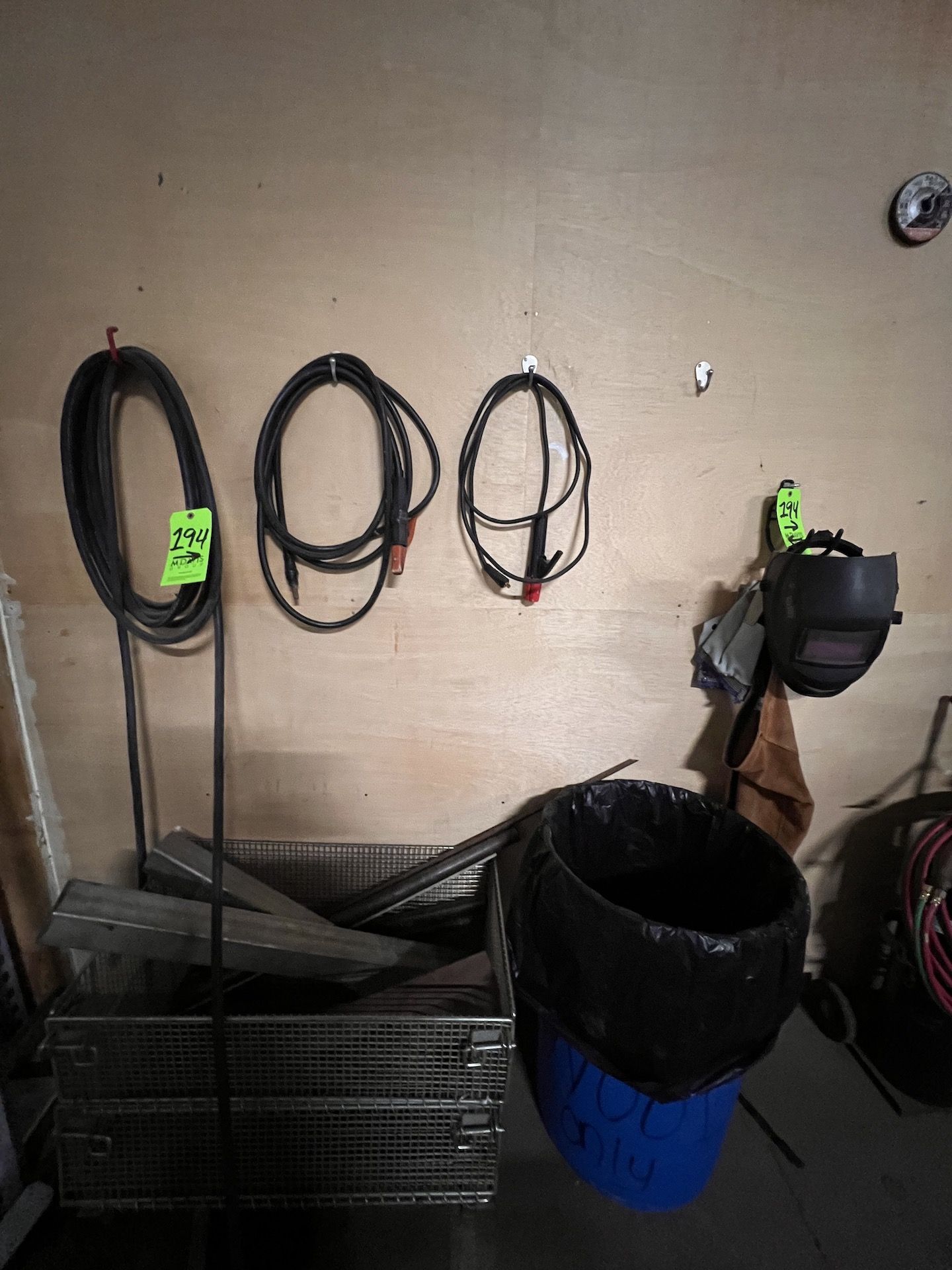ASSORTED WELDING SUPPLIES, INCLUDES ASSORTED CONSUMABLES, LEADS, CURTAIN, ETC - Image 4 of 6