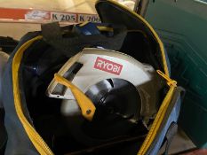 RYOBI CIRCULAR SAW, WITH ZIP UP TRAVEL BAG (LOCATED IN CALLERY, PA)