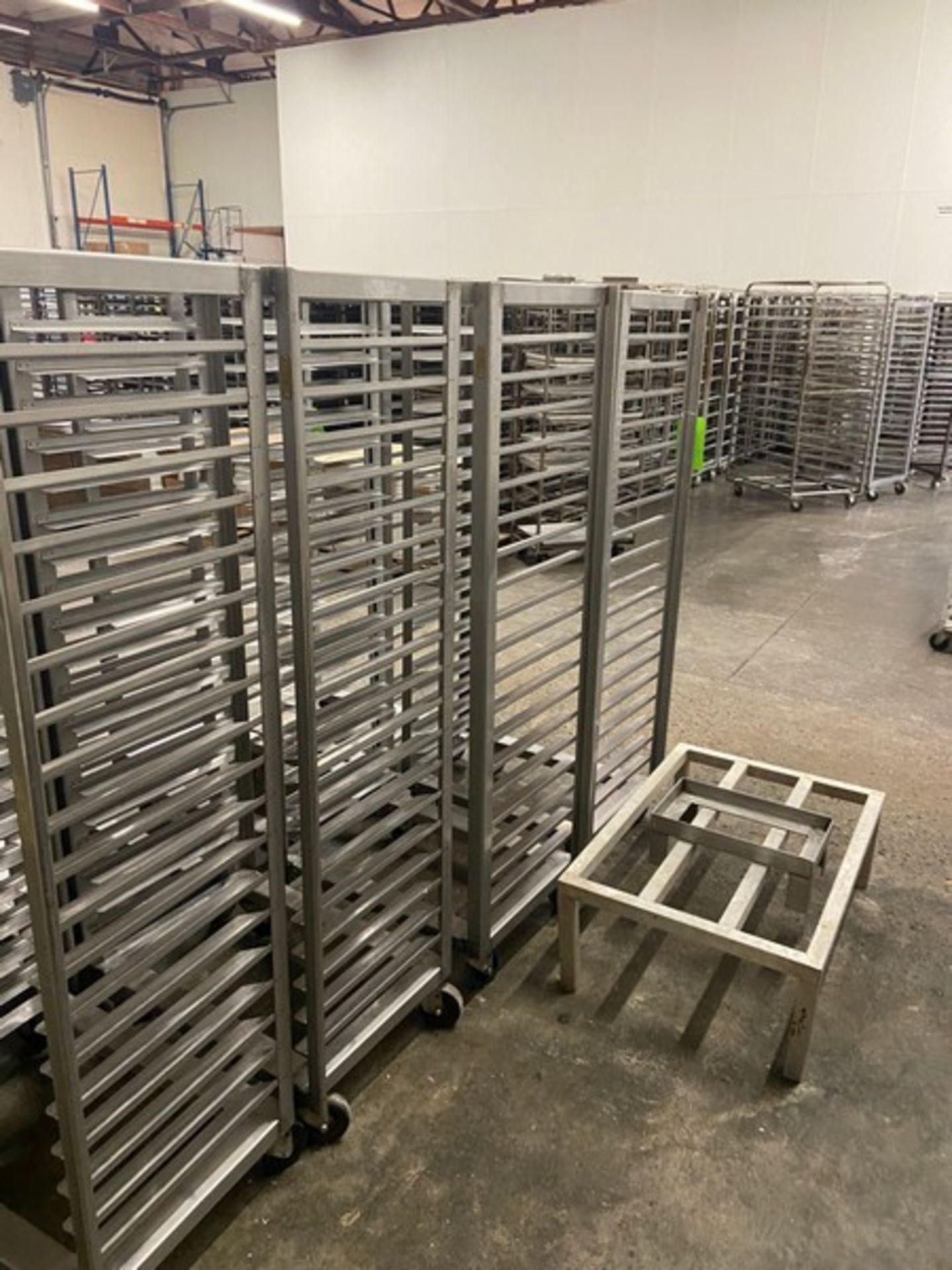 (8) ALUMINUM BAKERY RACKS, MOUNTED ON CASTERS (LOCATED IN CALLERY, PA) - Image 4 of 4