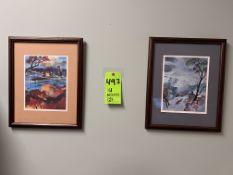 (2) PAINTINGS OF POINT STATE PARK IN PITTSBURGH