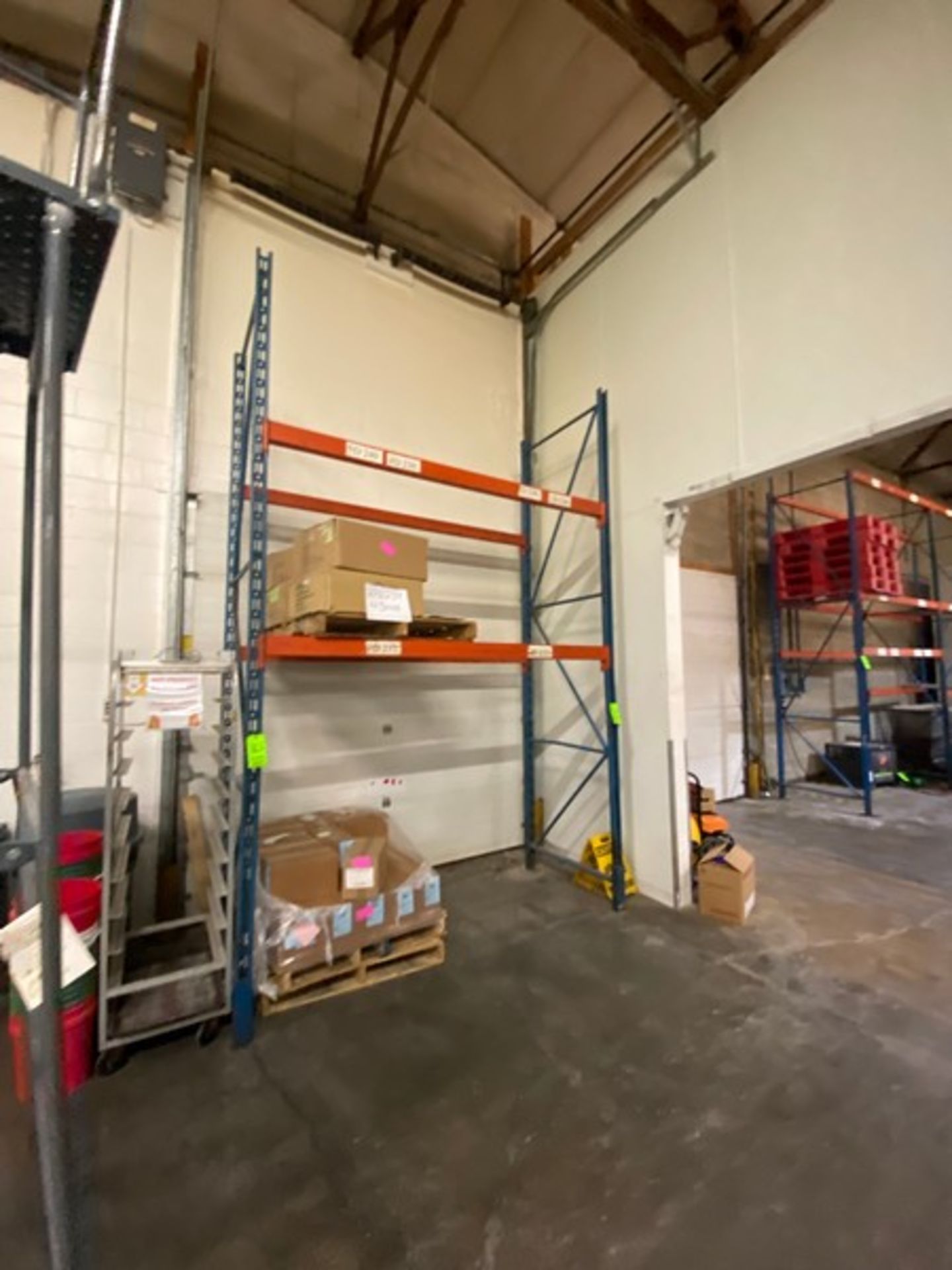 1-SECTION OF PALLET RACKING, WITH UPRIGHTS & CROSS BEAMS (LOCATED IN CALLERY, PA) - Image 2 of 2