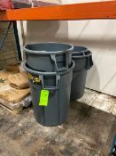 (4) BRUTE TRASH CANS (LOCATED IN CALLERY, PA)