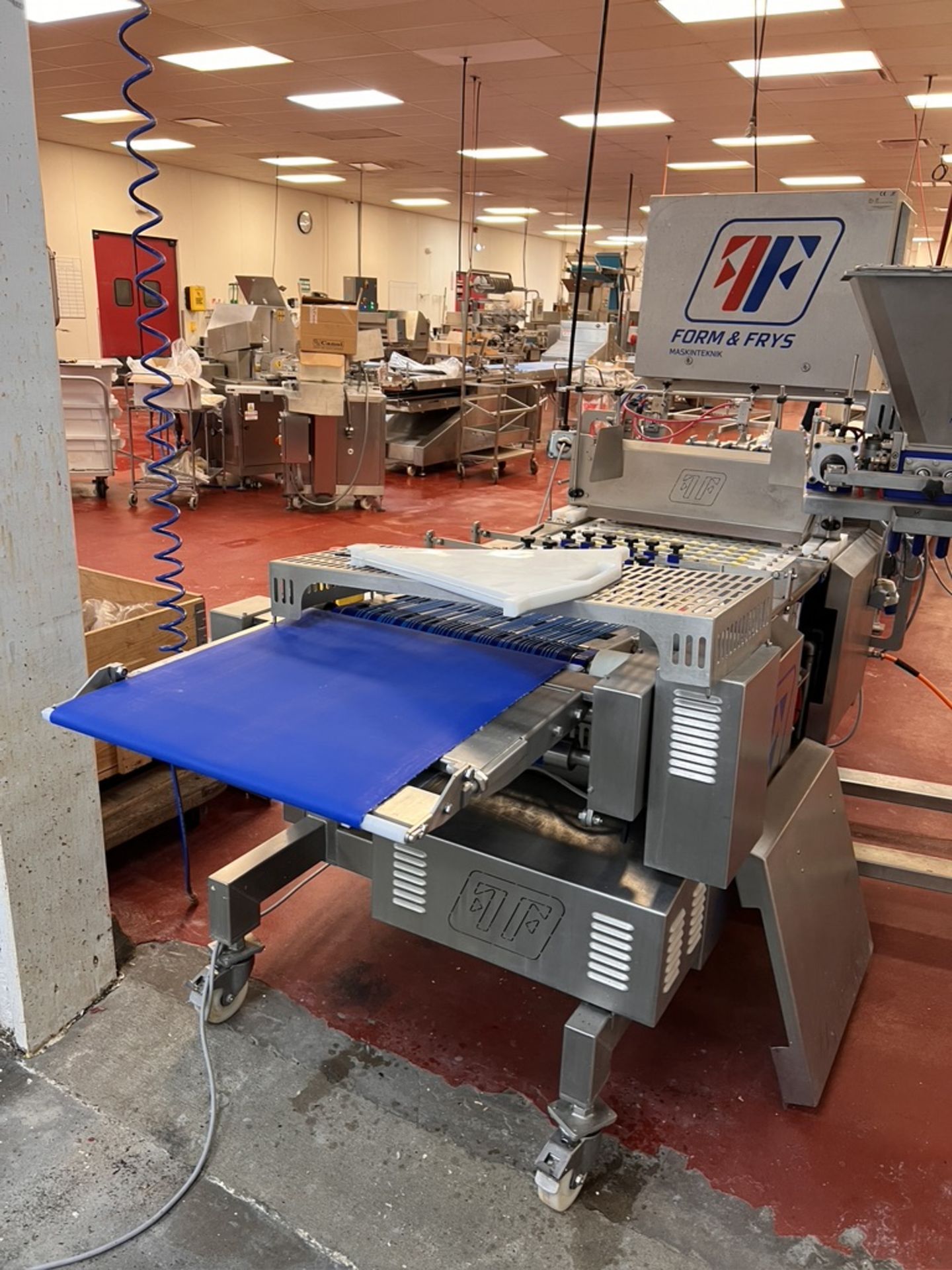 2018 FRY & FRY MASKINTEKNIK PASTRY FOLDING LINE, TYPE CHARLIE, S/N 18557, 220 VOLTS, 3 PHASE, - Image 9 of 15