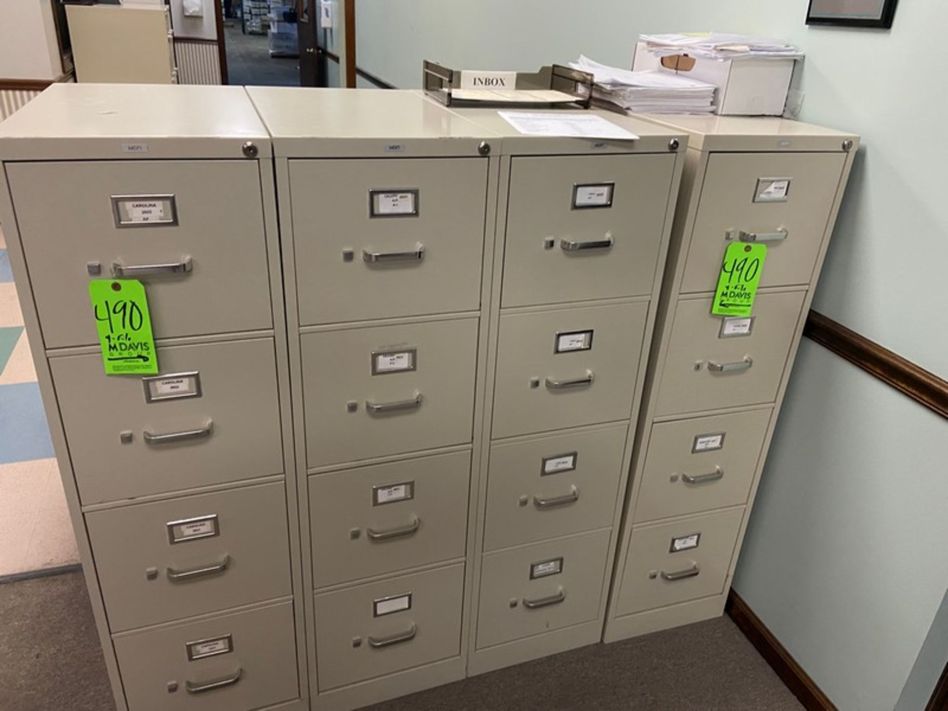(4) VERTICAL FILING CABINETS (LOCATED IN CALLERY, PA) - Bild 2 aus 2