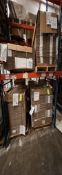 (4) PALLET OF CORRUGATED CARDBOARD BOXES, 12 IN. X 17 IN. X 5 IN. LWH (LOADING FEE:  $20.00 USD) (