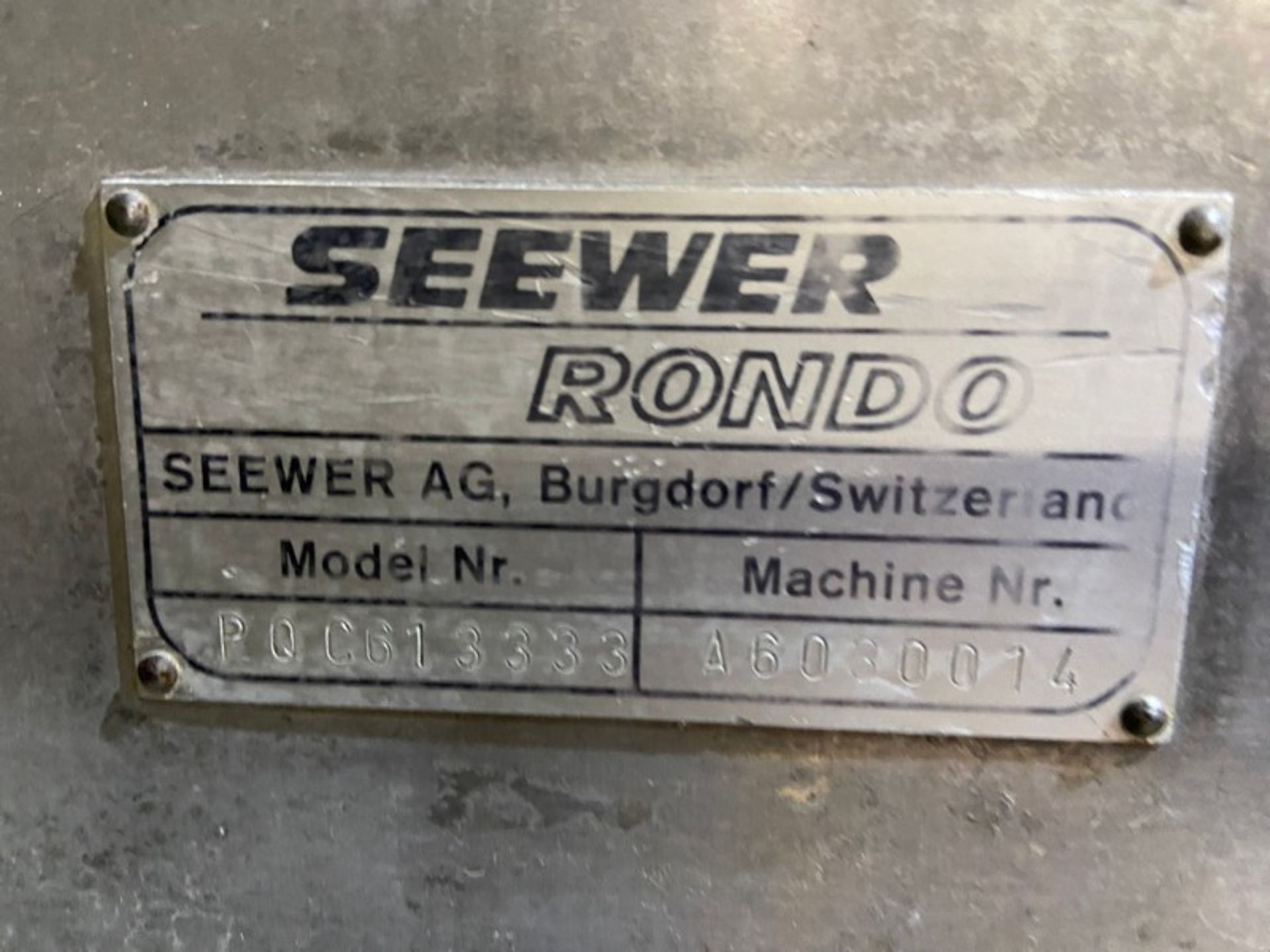 RONDO SEWER SHEETING LINE, M/N POC613333, S/N A6030014, MOUNTED ON PORTABLE FRAME (LOCATED IN - Image 6 of 10