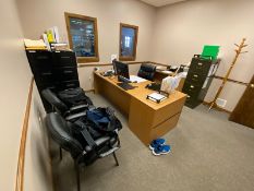 CONTENTS OF OFFICE, INCLUDES DESK, FILING CABINETS, & (3) CHAIRS (LOCATED IN CALLERY, PA)