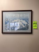 (6) FRAMED PHOTOS OF VARIOUS SKY RESORTS AND MOUNTAINS, MAMMOTH, PROSPECT BOWL, PARK CITY, ASPEN AND