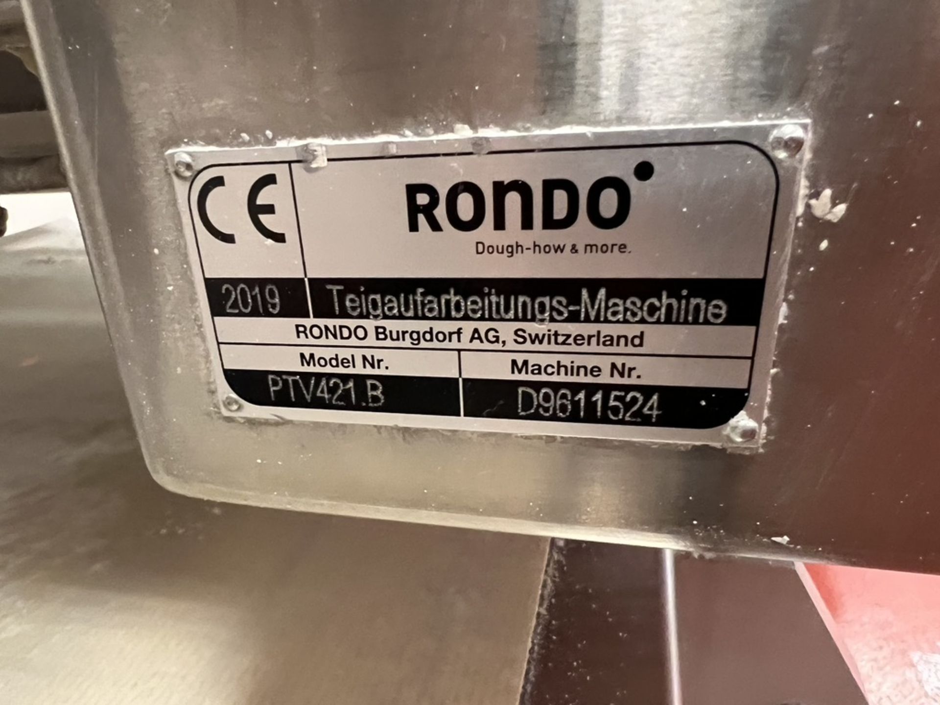 2019 RONDO SMART FEEDER EXTRUDER, MODEL PTV421.B, S/N D9611524 - Image 6 of 6