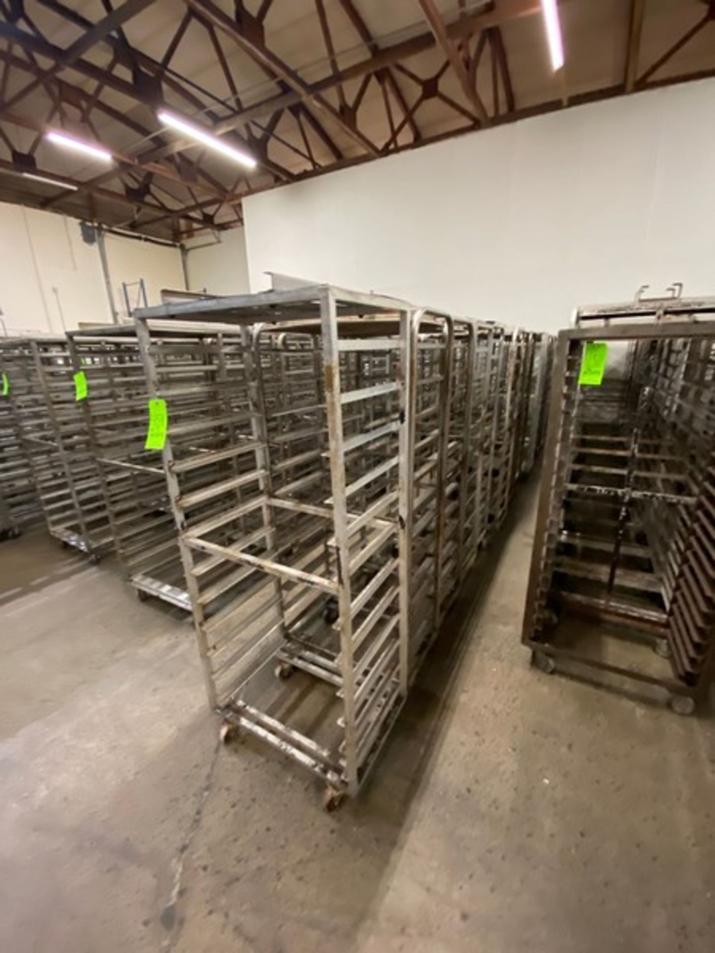 (14) BAKING PAN RACKS, MOUNTED ON CASTERS (LOCATED IN CALLERY, PA) - Image 2 of 2