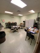 CONTENTS OF BREAK ROOM, INCLUDES TABLES, CHAIRS, & OTHER CONTENTS --SEE PHOTOGRAPHS (LOCATED IN CALL