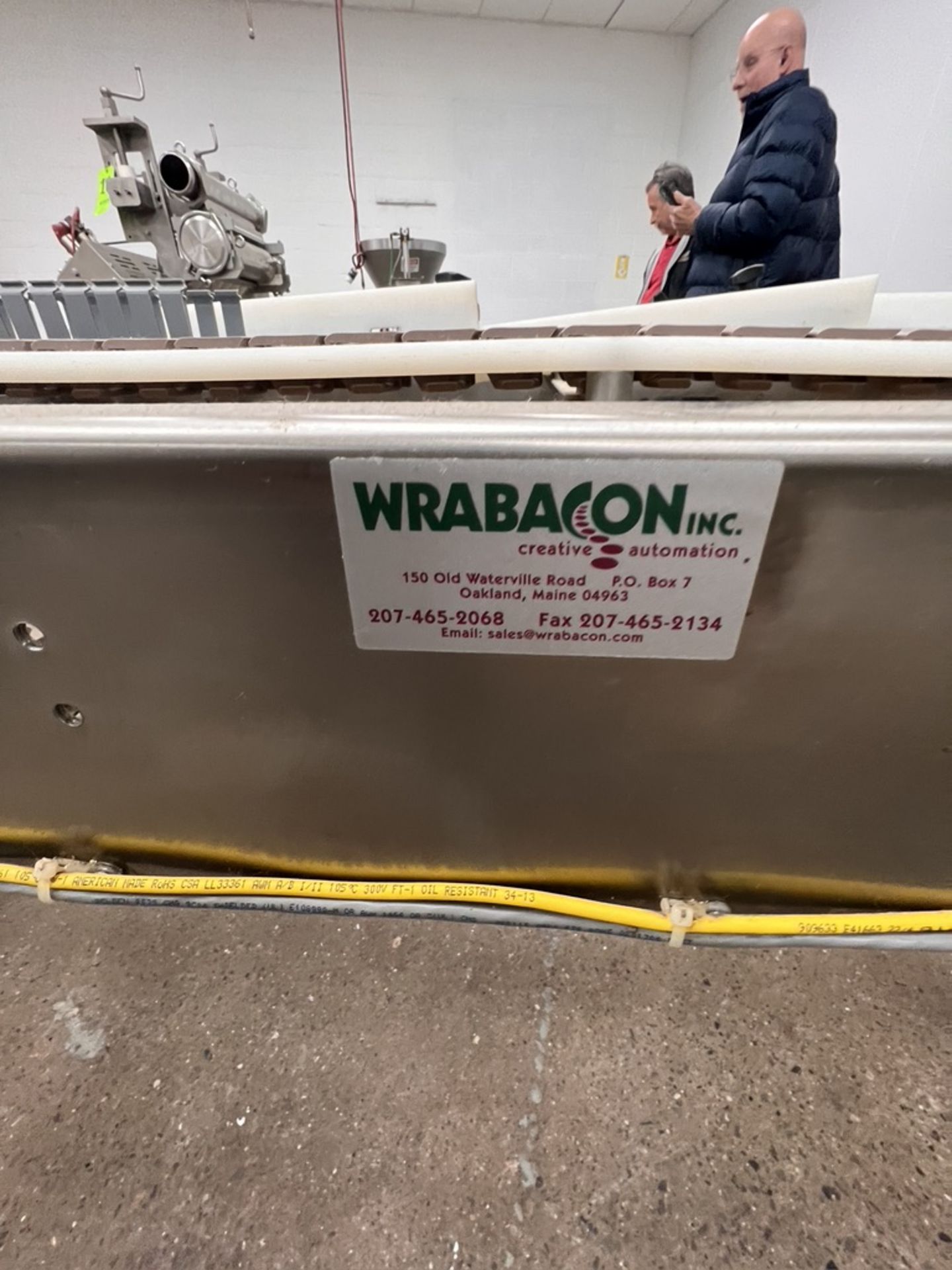 WRABACON PORTABLE S/S CONVEYOR, (2) APPROX. 3 IN. BELTS, CONTROL PANEL WITH ALLEN BRADLEY MICROLOGIX - Bild 7 aus 19