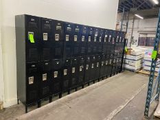 15-SECTIONS OF LOCKERS (LOCATED IN CALLERY, PA)