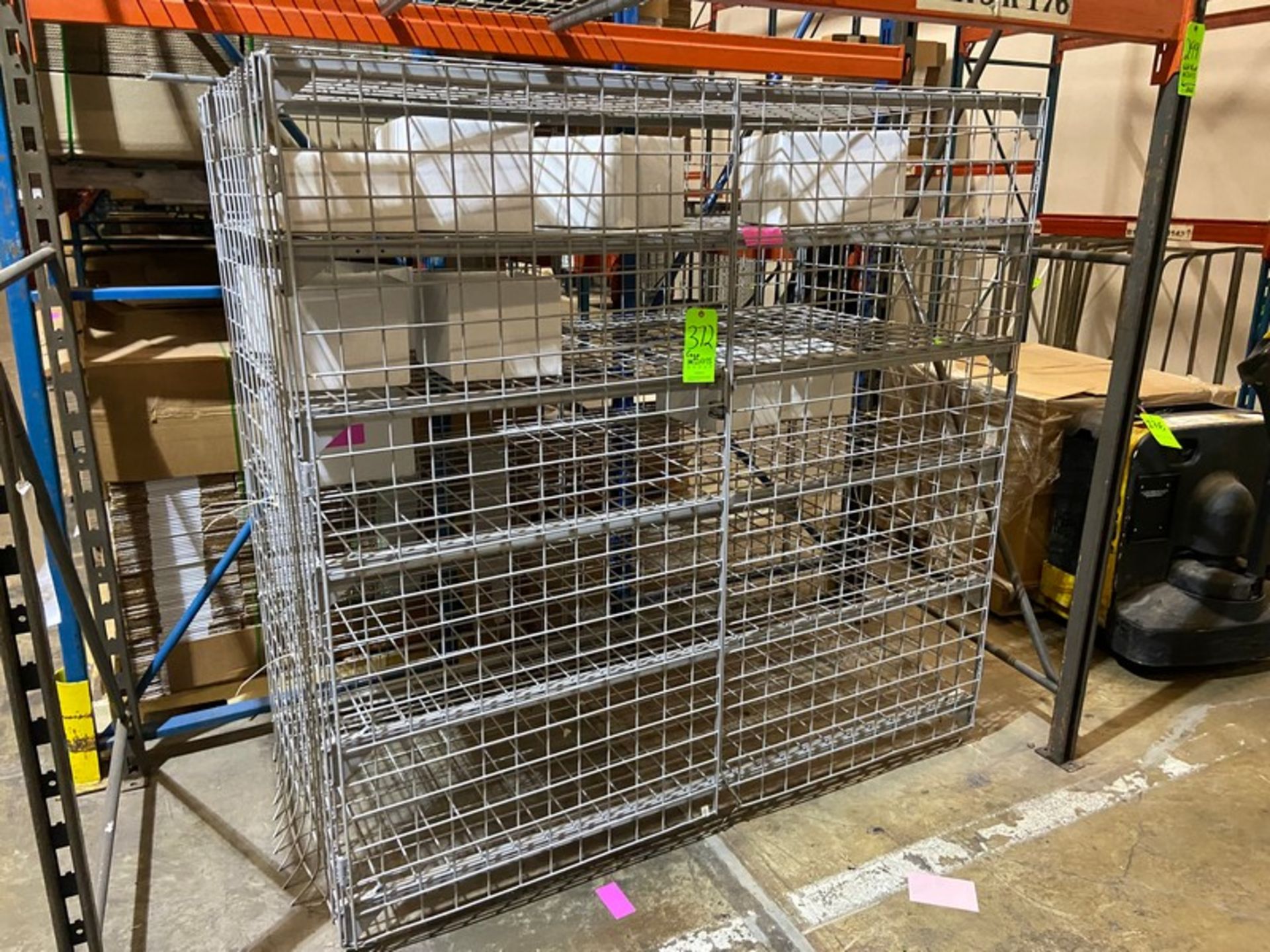 PLANT STORAGE CAGE, WITH INTERNAL SHELVES (LOCATED IN CALLERY, PA)