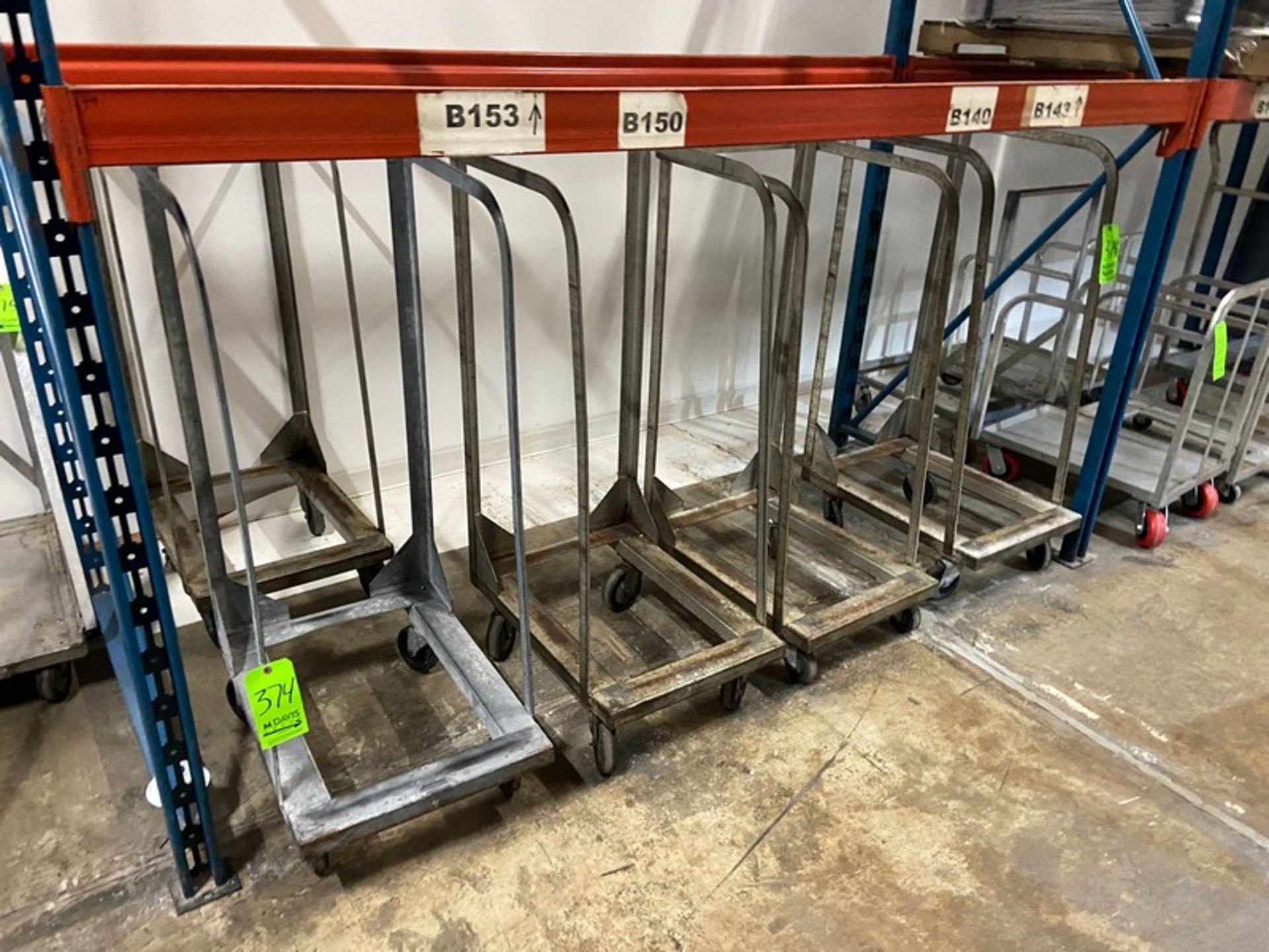 (5) PAN CARTS, MOUNTED ON CASTERS (LOCATED IN CALLERY, PA) - Image 2 of 2