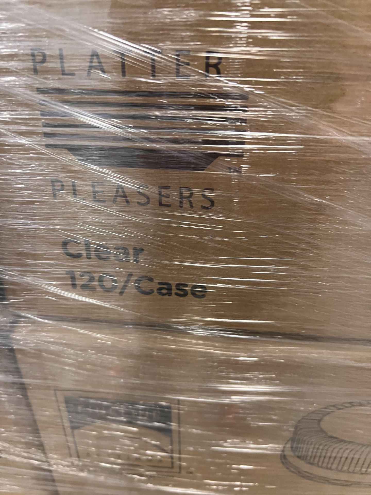 PLATTER PLEASERS 10 IN. ROUND DOME PET LIDS, (10) BOXES WITH (120) PER BOX (LOADING FEE:  $20.00 - Image 3 of 4