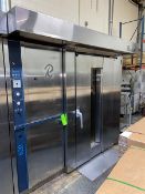 HOBART REVENT ADAMATIC S/S SINGLE RACK OVEN, M/N DRO2G, INPUT 318.000, STAND ALONE S/S UNIT (LOCATED