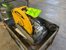 DEWALT CHOP SAW ON PORTABLE CART (LOCATED IN CALLERY, PA)