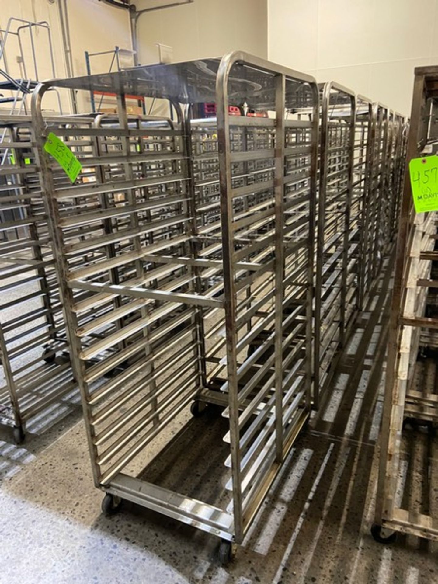 (11) BAKING PAN RACKS, MOUNTED ON CASTERS (LOCATED IN CALLERY, PA) - Image 2 of 2