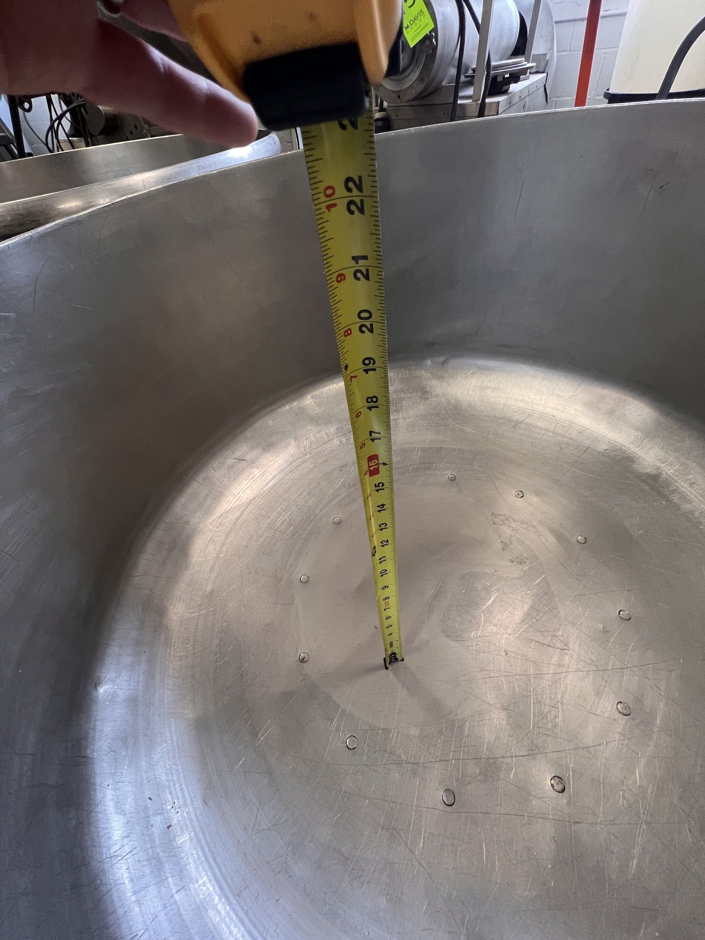 PORTABLE S/S MIXING BOWL FOR SPIRAL MIXERS, APPROX. 38 IN. W X 19 IN. D - Image 3 of 3