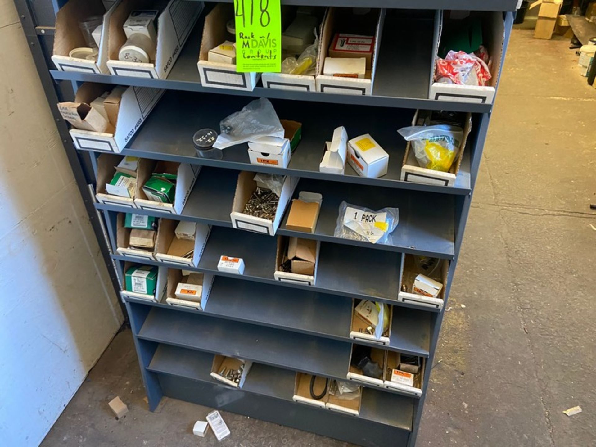 PARTS BIN SHELF WITH CONTENTS (LOCATED IN CALLERY, PA) - Image 3 of 3