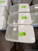 (3) BAKERS MARK INGREDIENT BINS