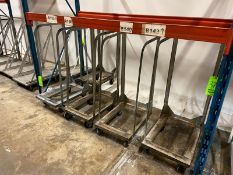 (5) PAN CARTS, MOUNTED ON CASTERS (LOCATED IN CALLERY, PA)