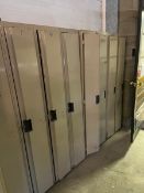 10-SECTIONS OF VERTICAL LOCKERS (LOCATED IN CALLERY, PA)