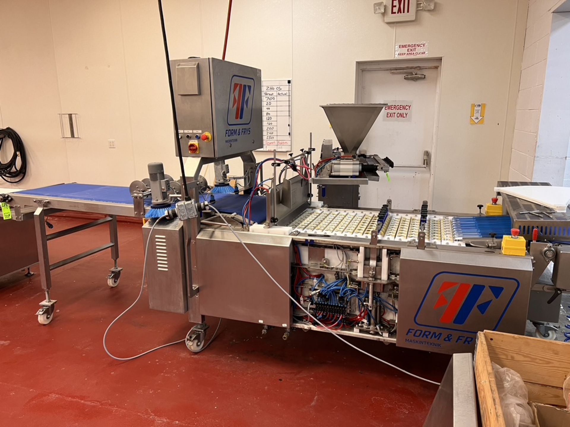 2018 FRY & FRY MASKINTEKNIK PASTRY FOLDING LINE, TYPE CHARLIE, S/N 18557, 220 VOLTS, 3 PHASE, - Image 11 of 15