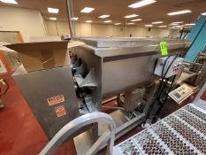 AMFEC 3,000 LB PADDLE MIXER / BLENDER, MODEL 510, S/N 890521, 10-HP,