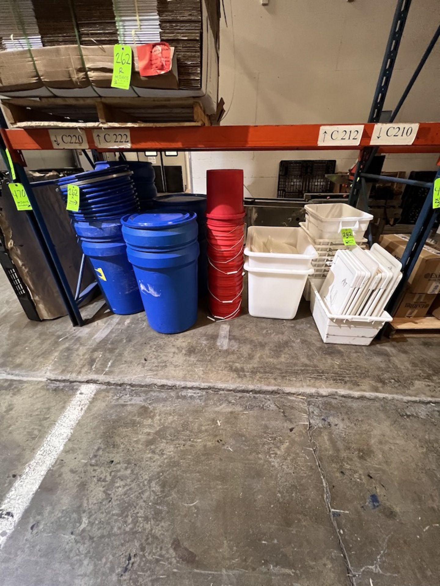ASSORTED SANITARY BARRELS, BUCKETS AND TOTES (LOADING FEE:  $25.00 USD) (LOADING WILL BE CONDUCTED