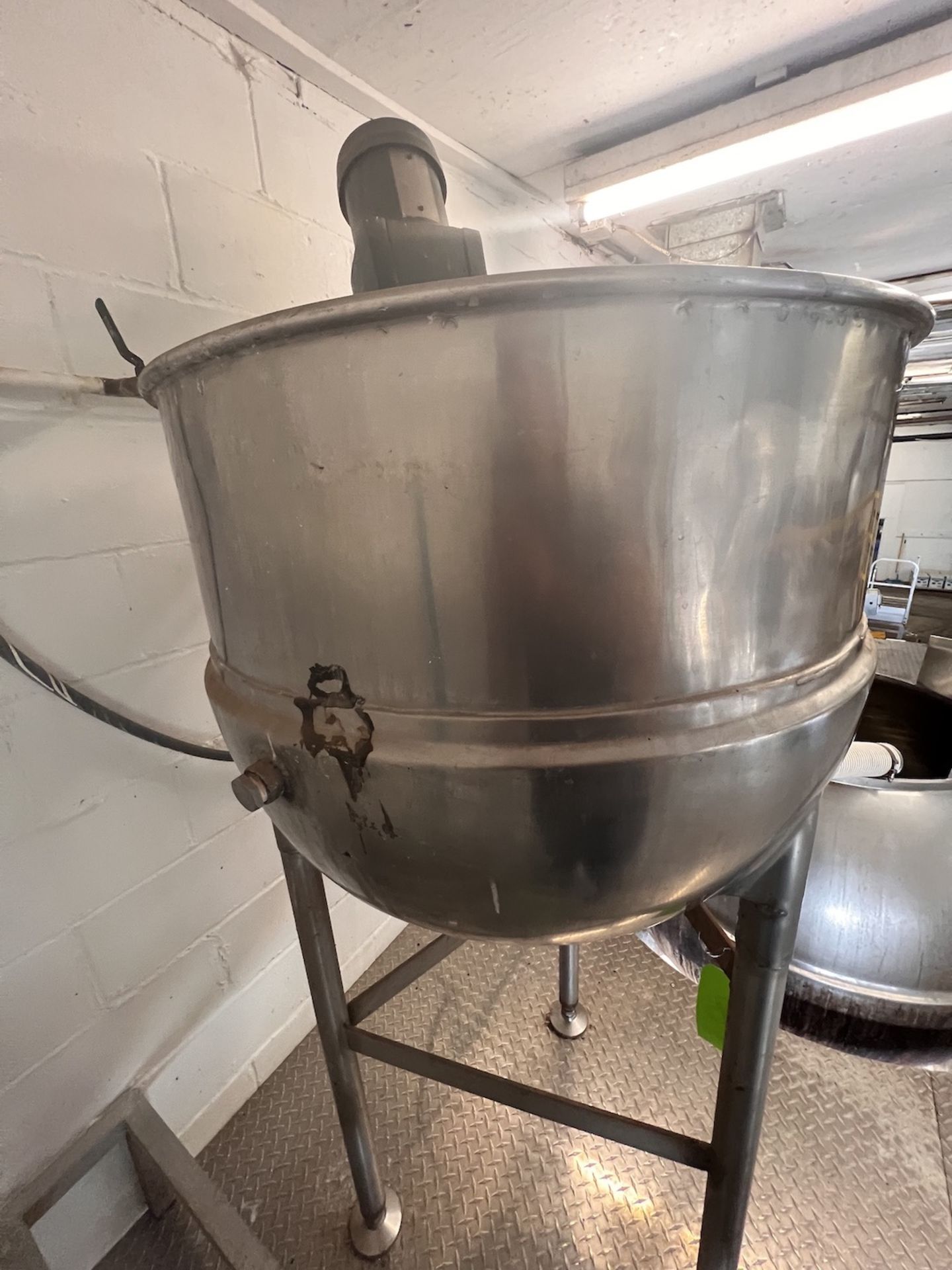 GROEN KETTLE WITH LIGHTNIN AGIATION, MODEL N 60 SP, MAX W.P. 100 PSI @ 338 DEGREE F - Image 3 of 16