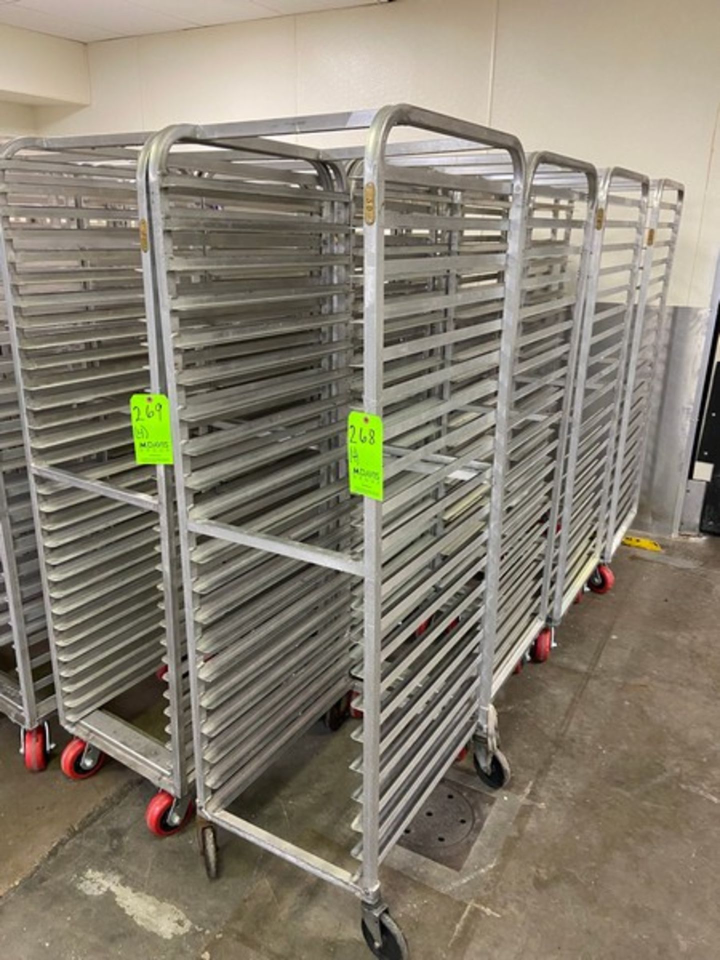 (4) BAKING RACKS, HOLDS 20 PANS, OVERALL DIMS.: APROX. 28" L x 21" W x 70" H (LOCATED IN CALLERY, - Image 3 of 3
