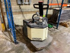 CROWN 6,000 LB. ELECTRIC PALLET JACK, S/N 6A146801, 24 VOLTS (LOCATED IN CALLERY, PA)