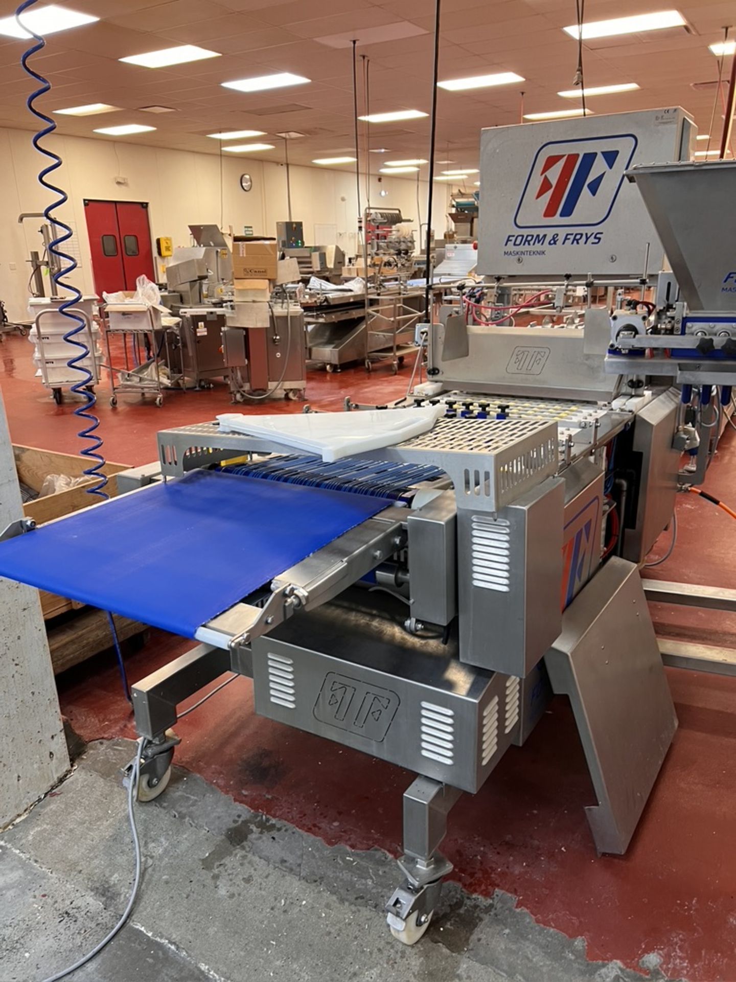 2018 FRY & FRY MASKINTEKNIK PASTRY FOLDING LINE, TYPE CHARLIE, S/N 18557, 220 VOLTS, 3 PHASE, - Image 4 of 15