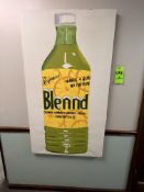 PAINTING OF REYMERS' BLEND ORANGE-LEMON DRINK CONCENTRATE ON CANVAS
